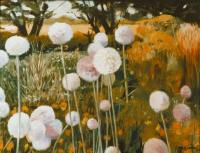 Barn Garden I, 2005 - painting by artist Gill Levin (ID192)