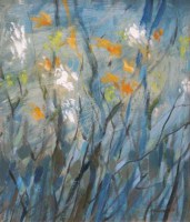Spring is Here, 2015 (30x25cm) - painting by artist Gill Levin (ID629)